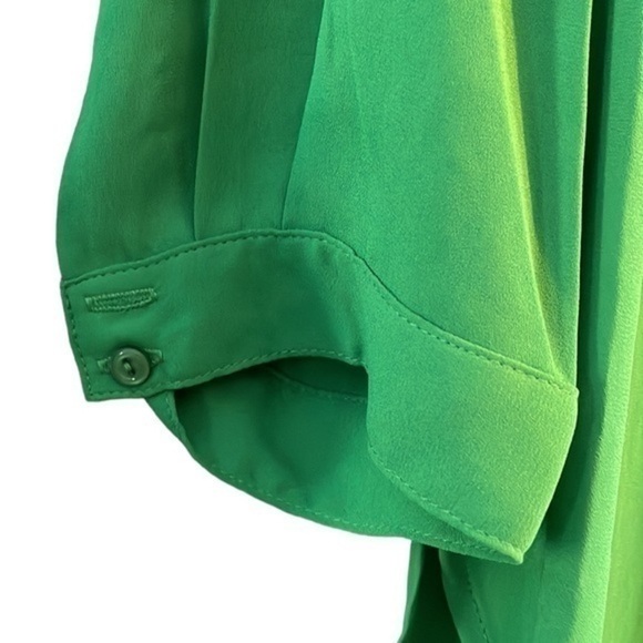 New 41 Hawthorn Green Tunic Roll Tab Sleeve Pullover Women's Size Medium (M)‎ - Picture 4 of 7